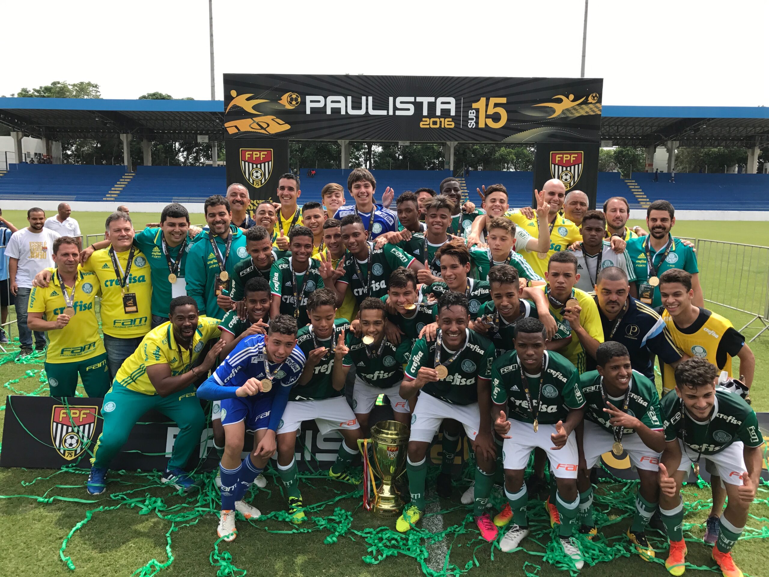 Final do Cmapeonato Paulista sub-15 - Palmeiras Campeão - Estádio Martins Pereira - São José dos Campos/SP